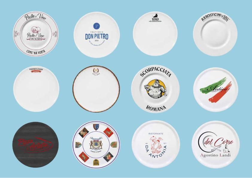 Pizzateller Napoli / 33cm / Print / 6Stk