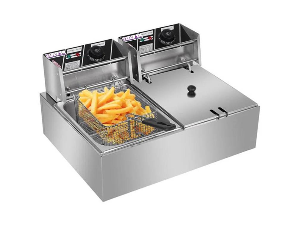 Fritteuse / 2x8L / 57x45x36cm / 2x2280W