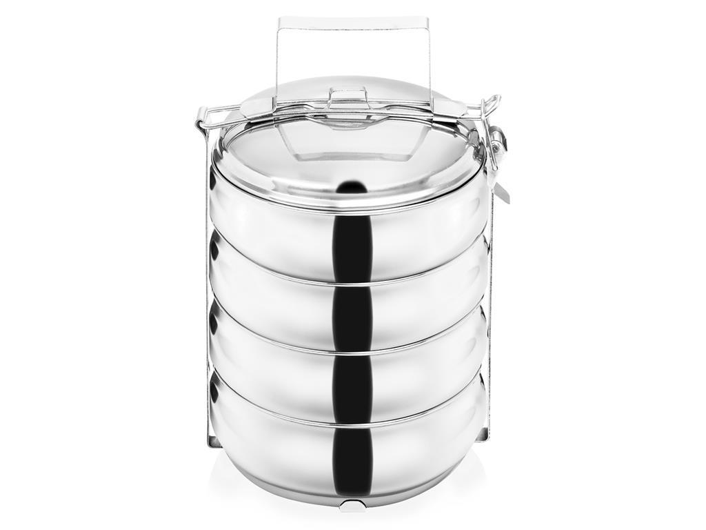 Tiffin-Box / 4-teilig / 18x7cm / 4x1.1L