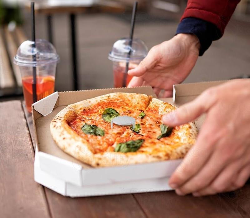 Pizzakarton / 30x30x4 / 100Stk. / weiß