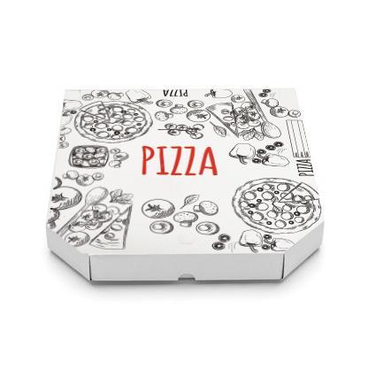 Pizzakarton / 46x46x4/ 100Stk / bedruckt
