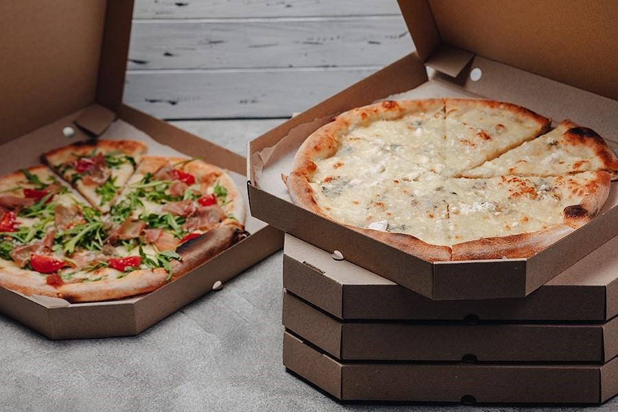 Pizzakarton / 36x36x4cm / 100Stk / Kraft