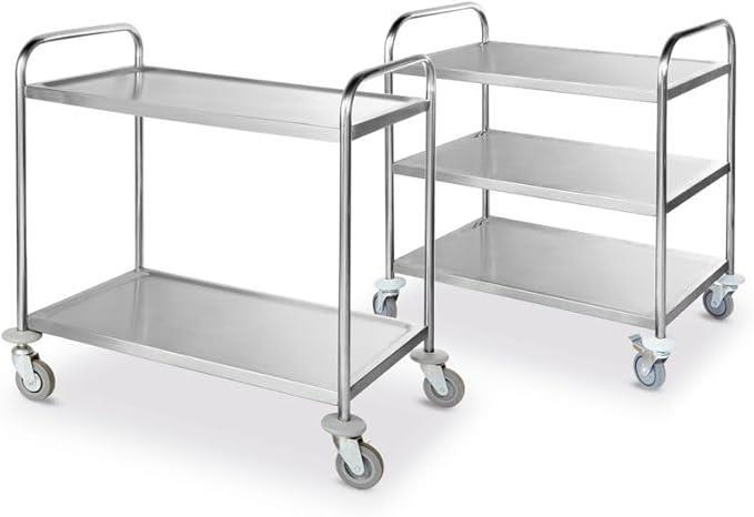 Servierwagen / 2 Ablagen / 95x50x95cm