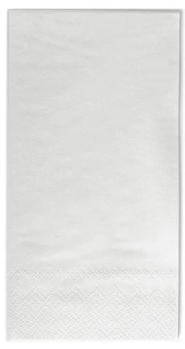 Servietten /2lagig/ 8x17cm / Weiß / 80St