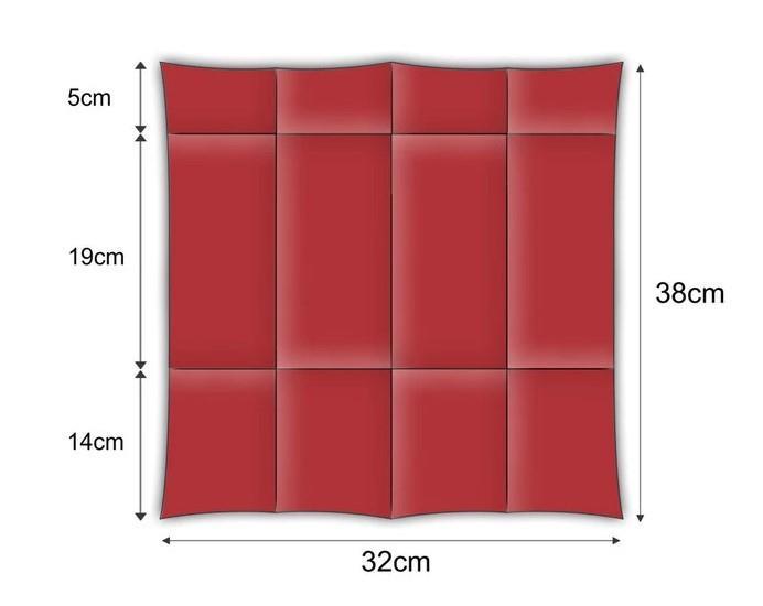 Bestecktaschen S.Point/8x19cm/Rot/ 50Stk