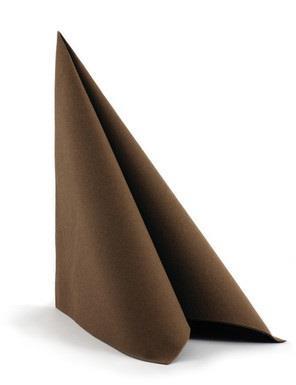 Servietten Airlaid /40x40cm /Braun/ 50St