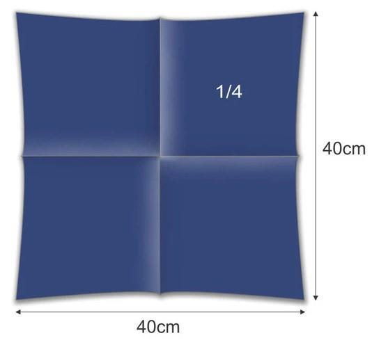 Servietten Airlaid /40x40cm /D.Blau/50St