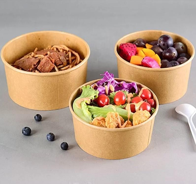 Kraftpapierschalen /15x6cm/750ml/ 50Stk