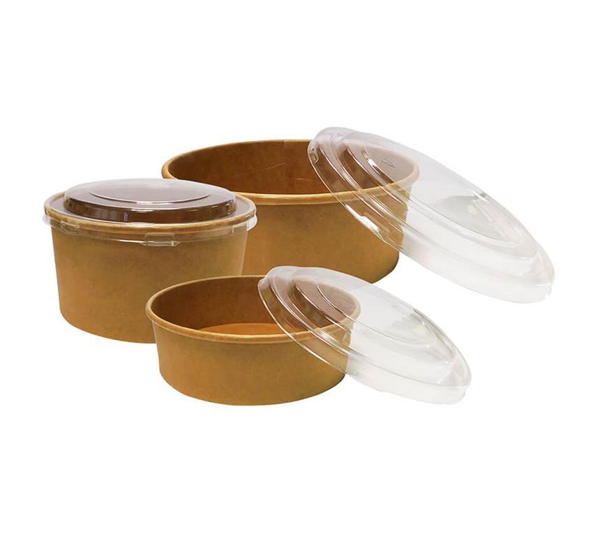 Kraftpapierschalen /15x7cm/1000ml/ 50Stk