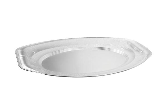 Ovale Aluminiumschale / 55x35cm / 25Stk.