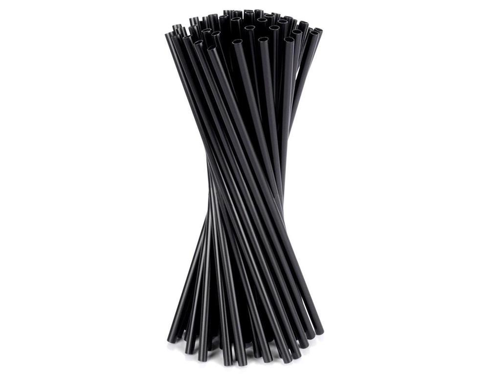 Trinkhalme / Mehrweg /6x230/Schwarz/500S