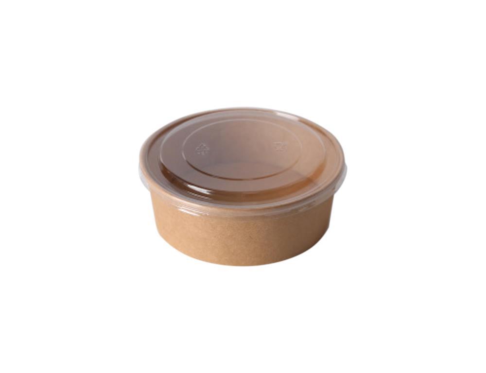 Kraft papirnata skleda / 19x7cm / 1100ml / okrogla / 50kos