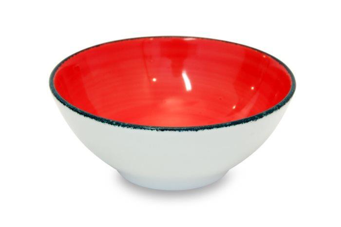 Korallrote Schale / 21cm / 1Stk.