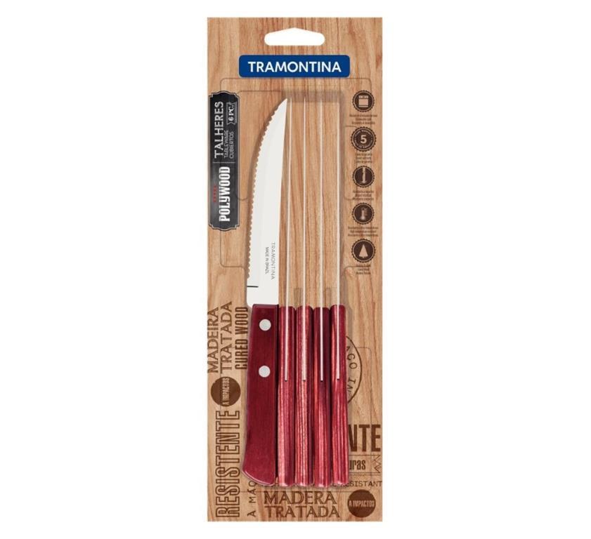 Polywood Messer / 21cm / 6 Stück