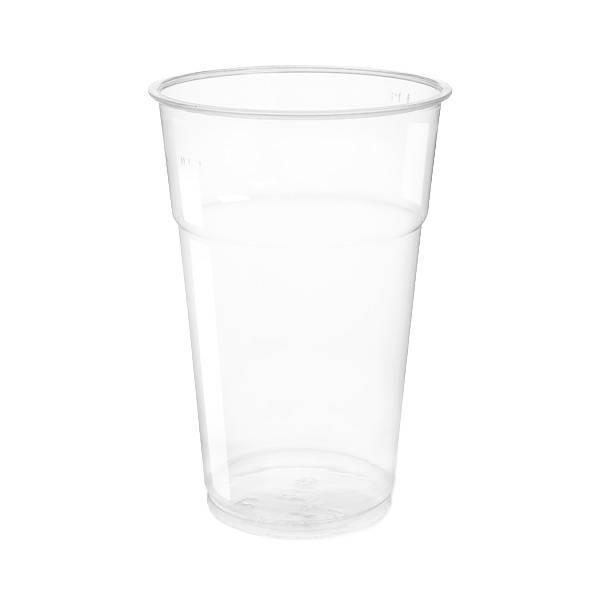 Plastikbecher / rPET / 630ml / 50Stk