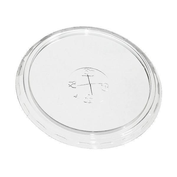 Kunststoffdeckel / rPET / 95mm / 50Stk