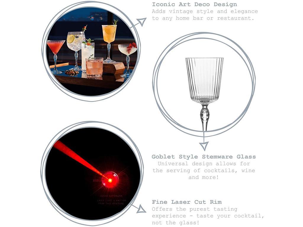 Amerika 20er / Cocktailglas / 25cl / 6