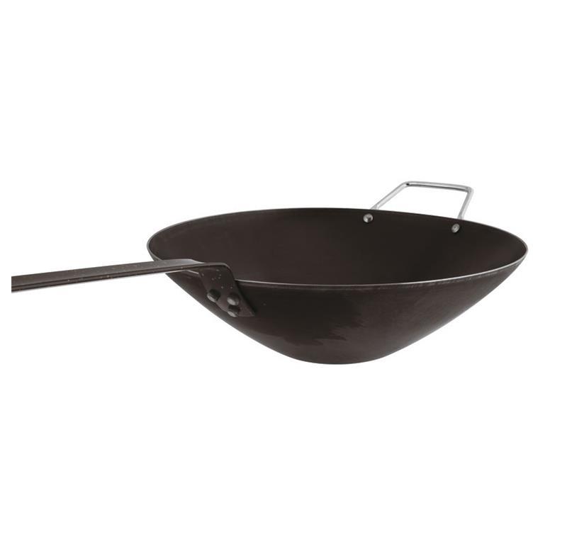 Wok Stahl / 40cm / 1,5mm
