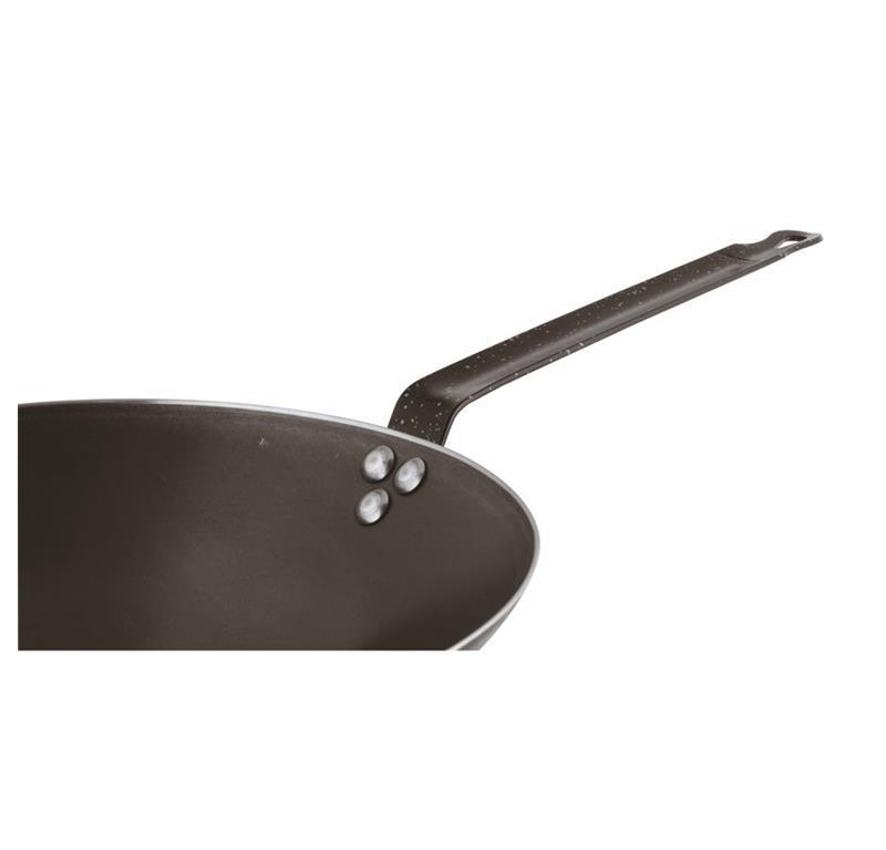 Wok Stahl / 40cm / 1,5mm