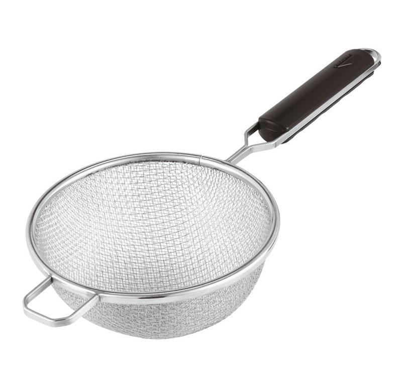 Rundes Sieb / doppelt / fein / 16cm