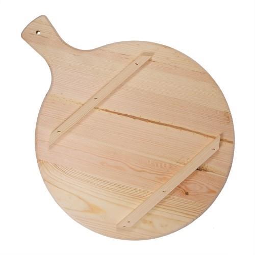 Pizza-Serviertablett aus Holz / 49cm
