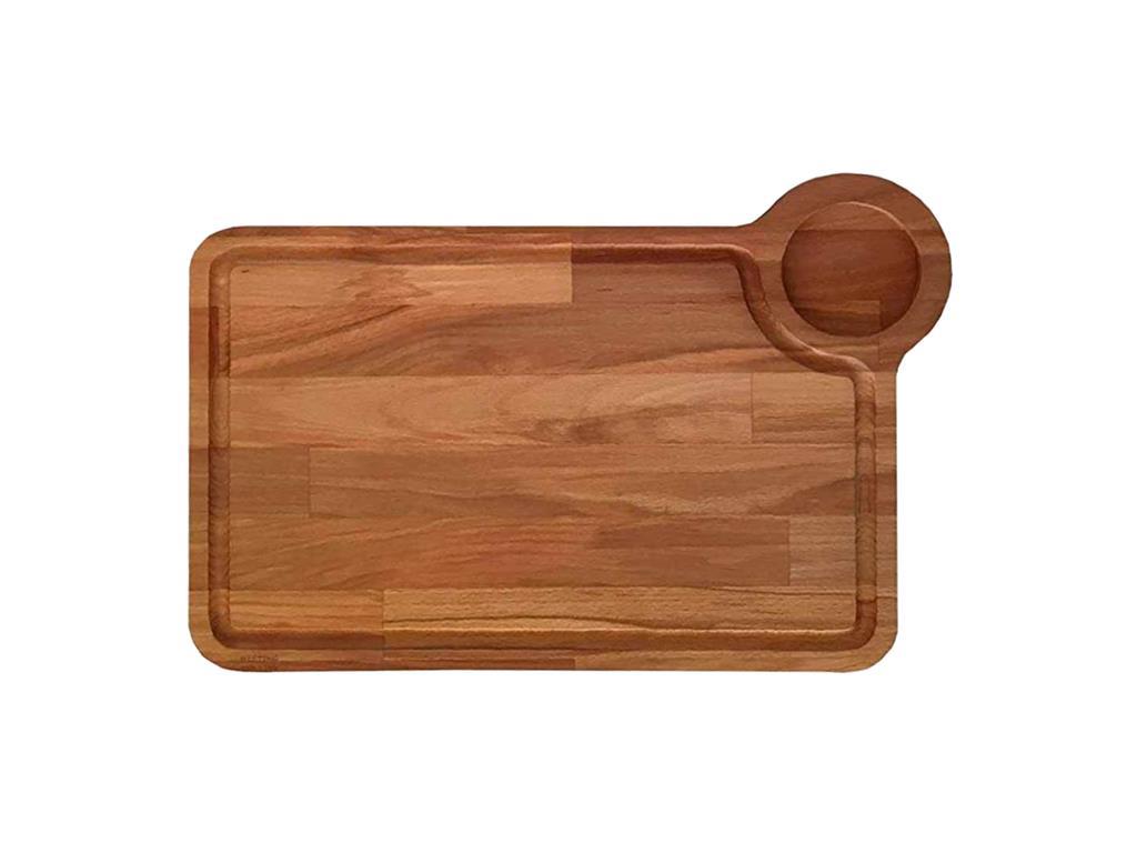 Servierbrett aus Holz / 45x30x2cm