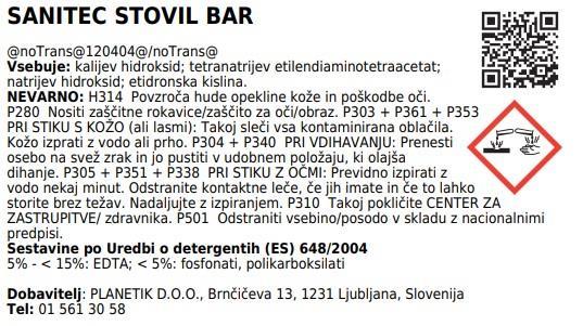 Stovil Bar / 5L / Geschirrspülmittel