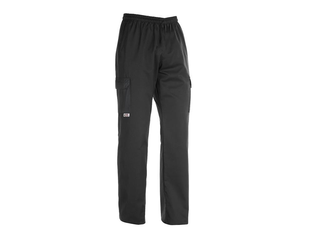 Kochhose / Coulisse-Tasche / Schwarz / M