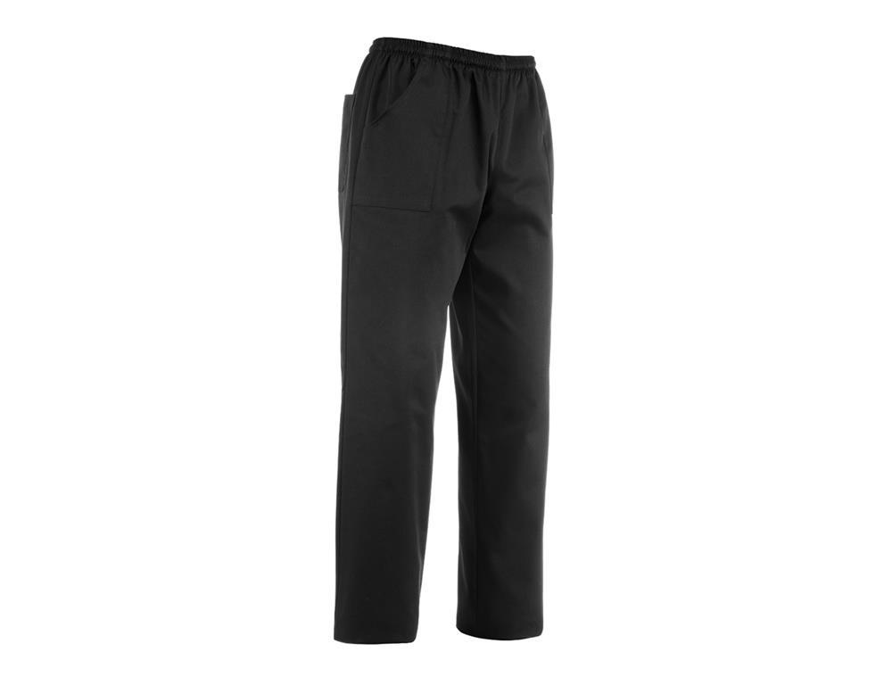 Kochhose / Coulisse-Tasche / Schwarz / M