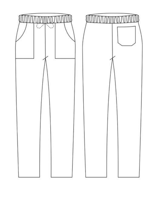 Kochhose / Coulisse Pocket /Pepita/ M
