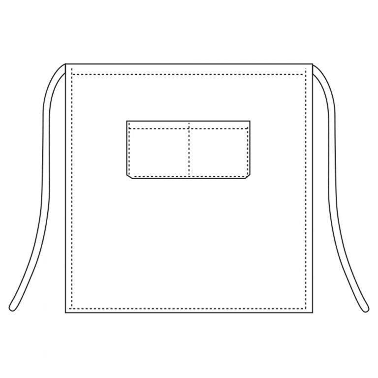 Kellnerschürze / 70x70cm / Jeans / 2Stk.
