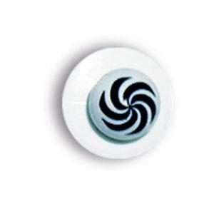 Ersatzknöpfe / 12Stk. / Weißer Vortex