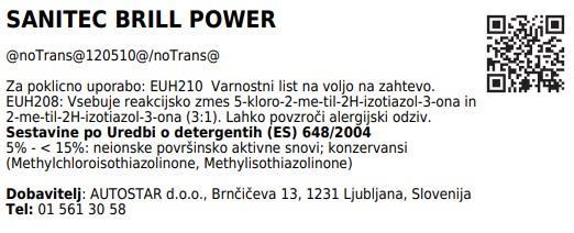 Brill Power / 15L / Klarspüler