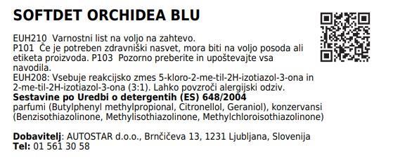 Softdet / 5L / Blue Orchid Stoffkondi