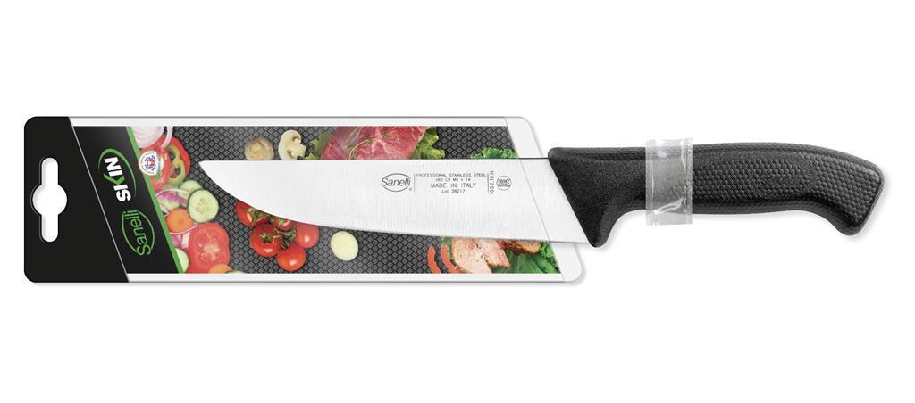 Metzgermesser / 14cm / Schwarz / Skin