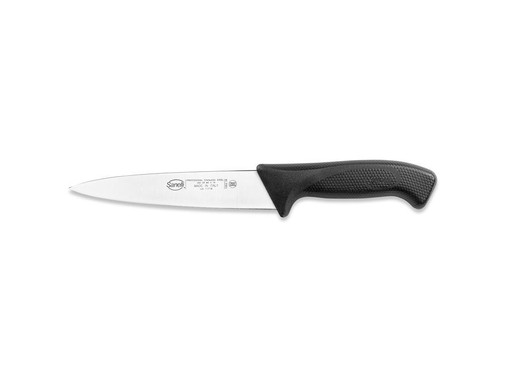 Stechmesser / 18cm / Schwarz / Skin