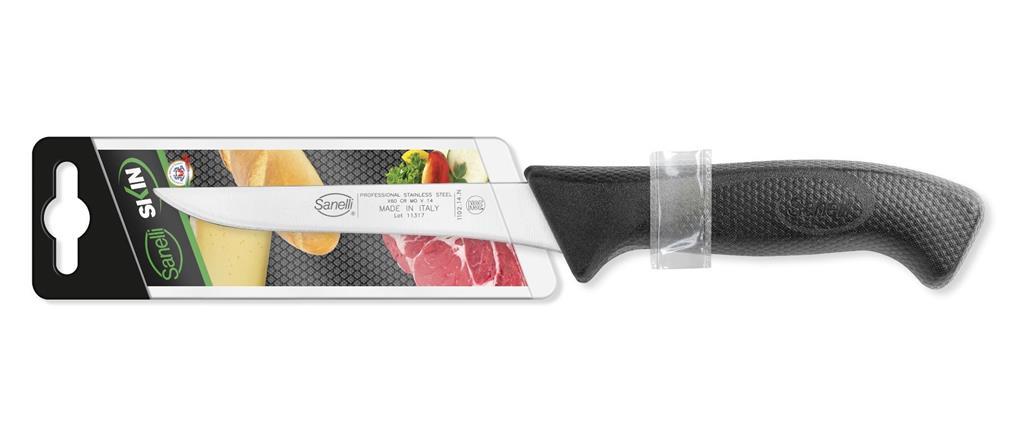 Ausbeinmesser / 14cm / Schwarz / Skin