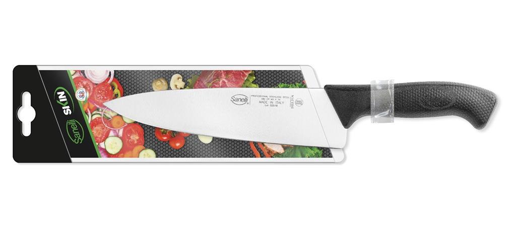 Kochmesser / 21cm / Schwarz / Skin