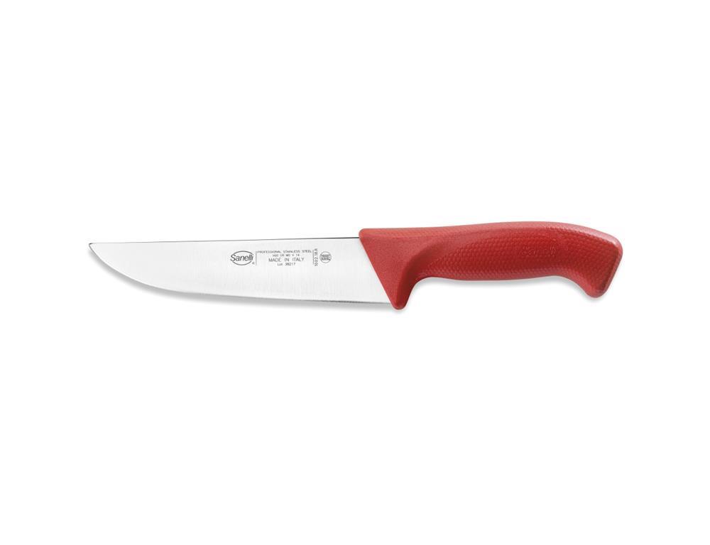 Fleischermesser / 18cm / rot / Skin