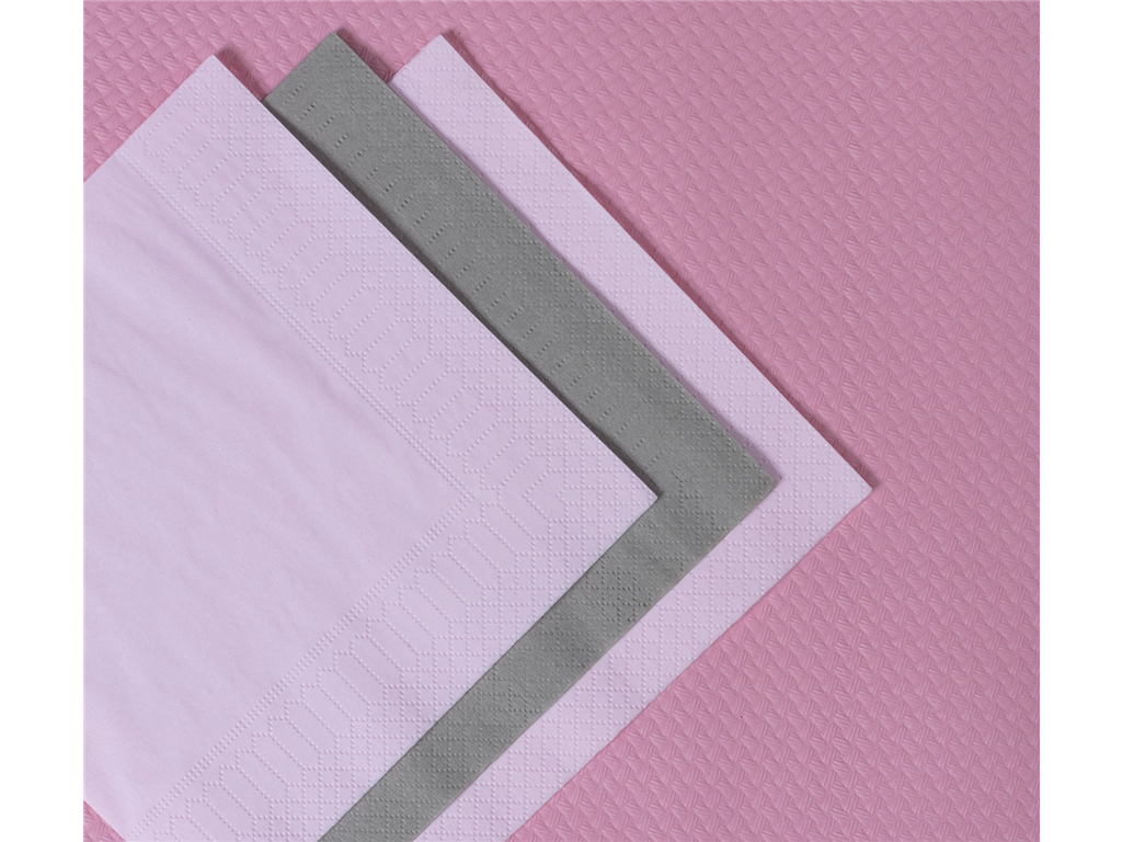 Servietten /2lagig/33x33/pink/ 250Stk