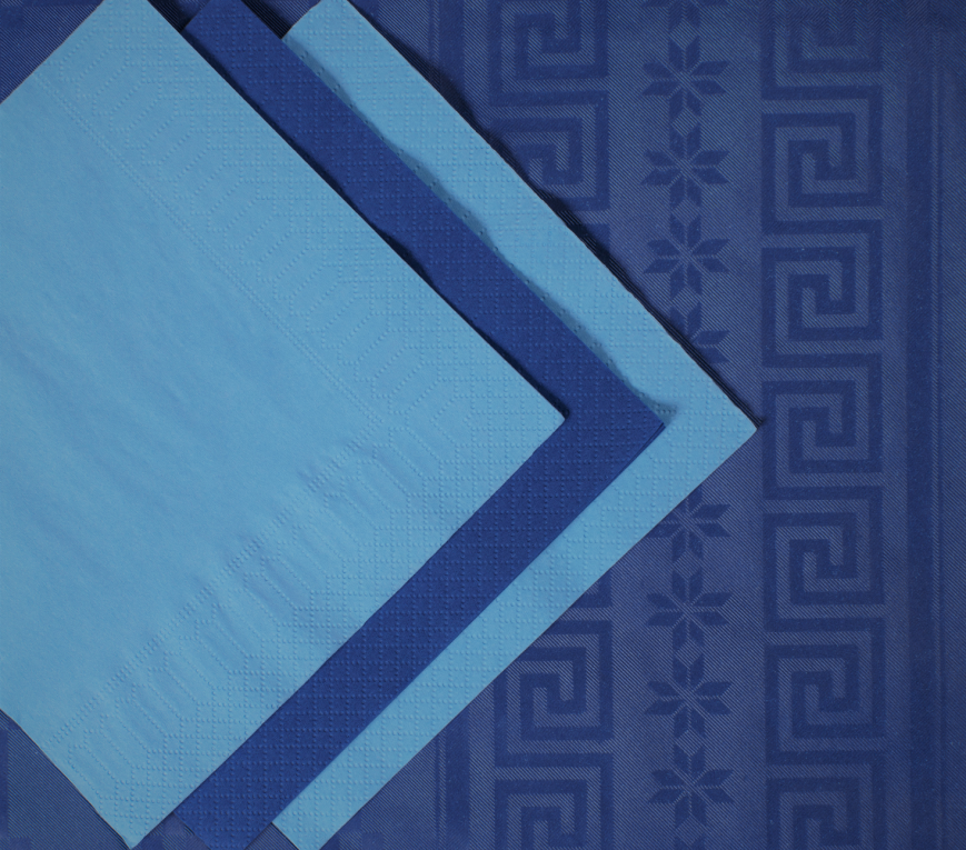 Servietten /2lagig/24x24/blau/ 250Stk