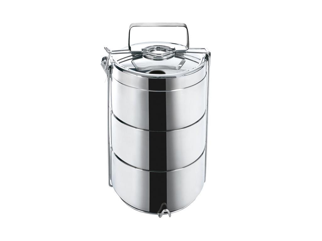 Thermo-Tiffin-Box /3-teilig/ 14x7 / 0,9L