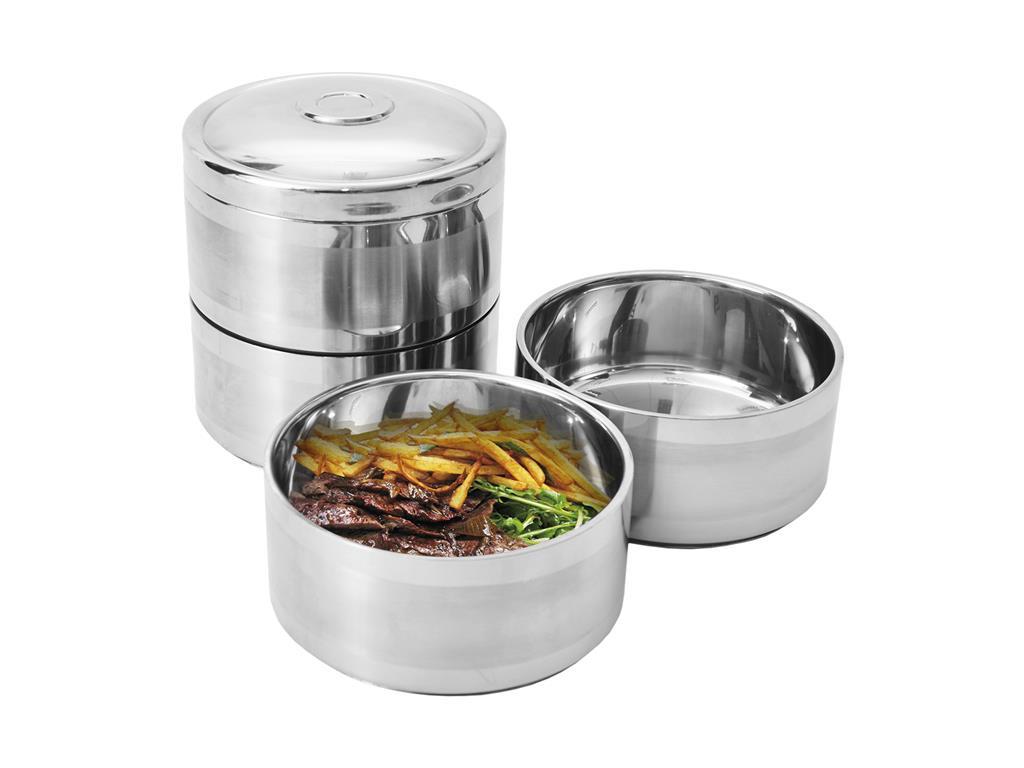Thermo-Tiffin-Box /4-teilig/ 16x7 / 1,1L