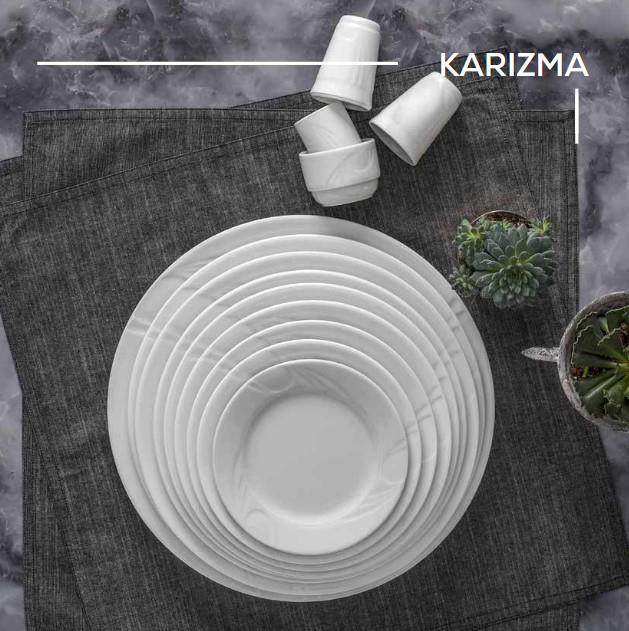 Karizma Teller flach / oval / 29cm
