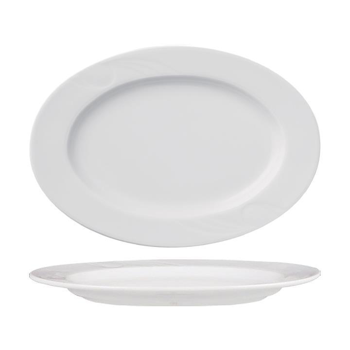 Karizma Flacher Teller /Oval/ 39cm /6Stk