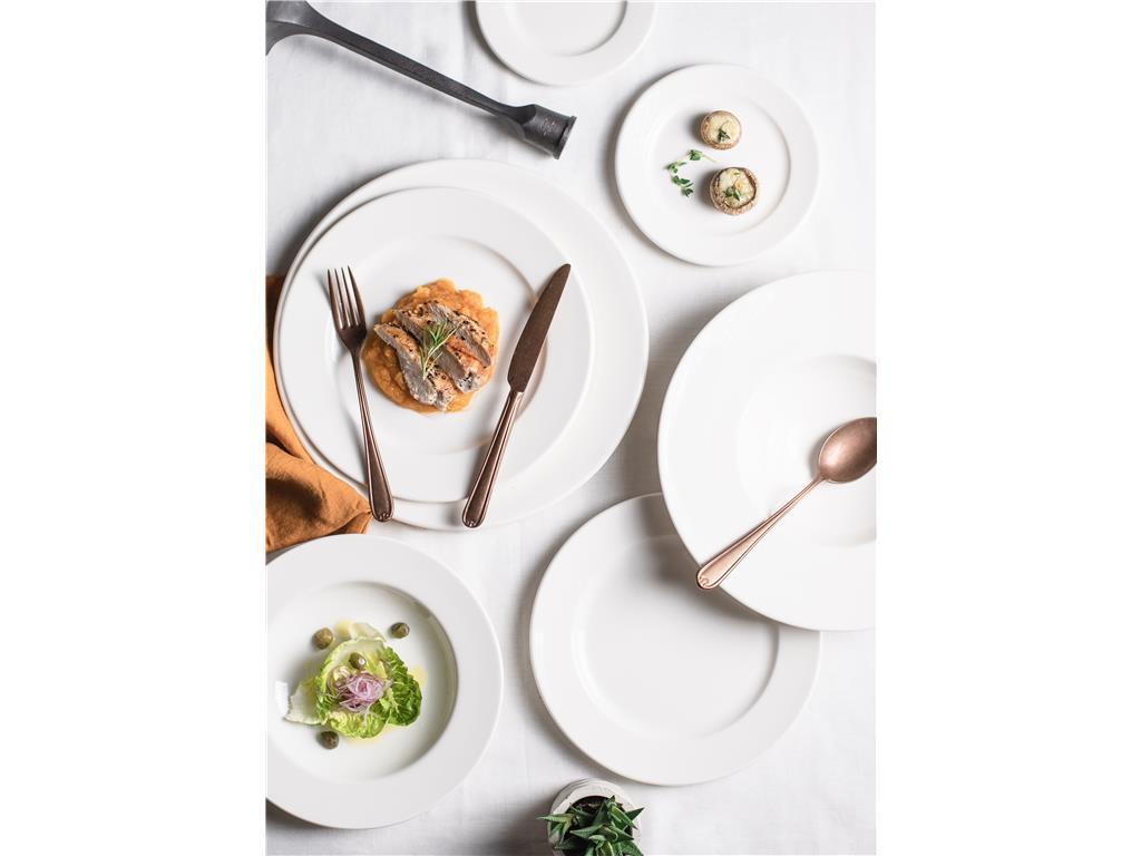 Banquet flacher Teller / 21cm / 12Stk.