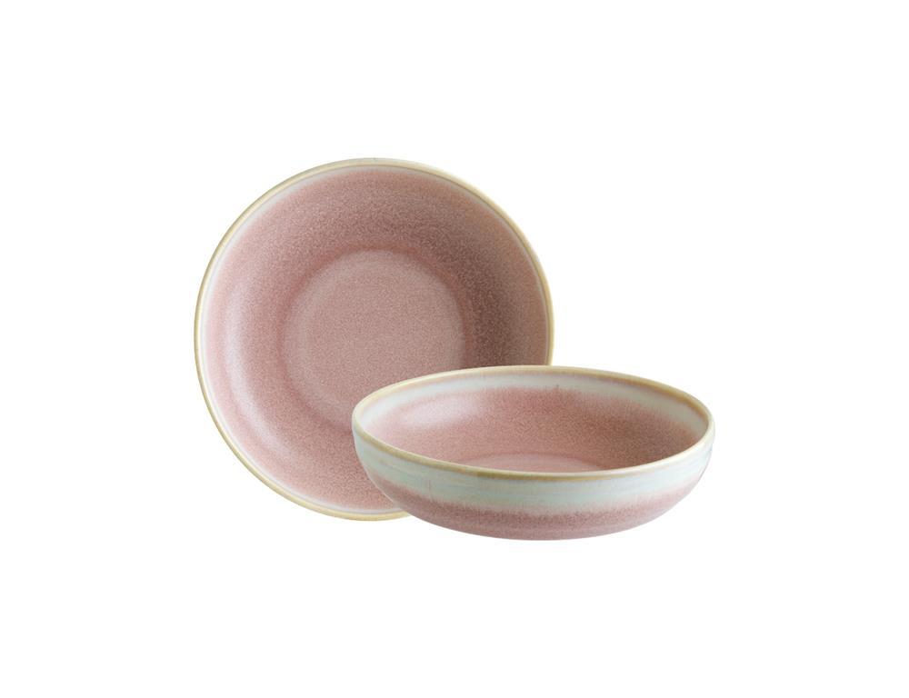 Pink Pott tief Teller /18cm/650ml/ 12Stk