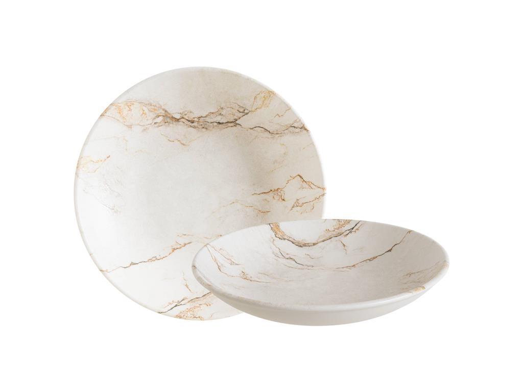 Granix tiefer Platte Bloom / 25cm / 6Stk