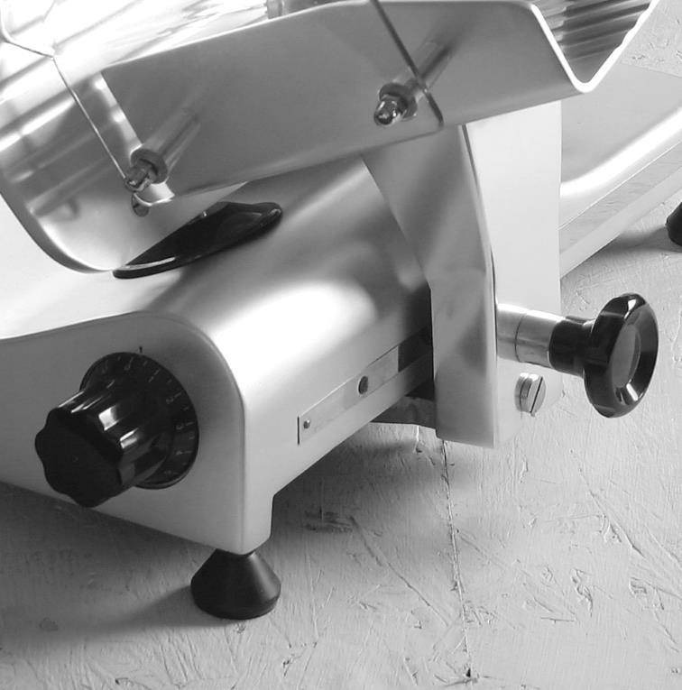 Aufschnittmaschine Profi / 195mm / 200W