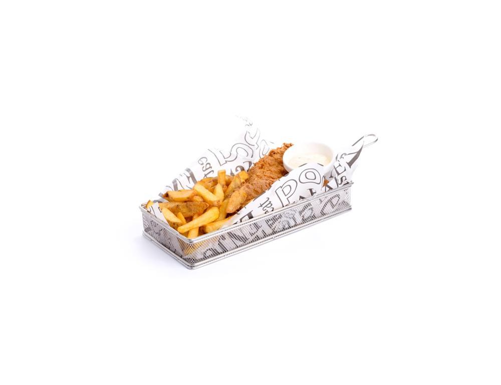 Servier-Frittierkorb / 26x14cm